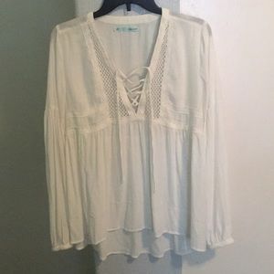Maurice’s White Blouse